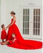 Красное детское маленькое платье напрокат