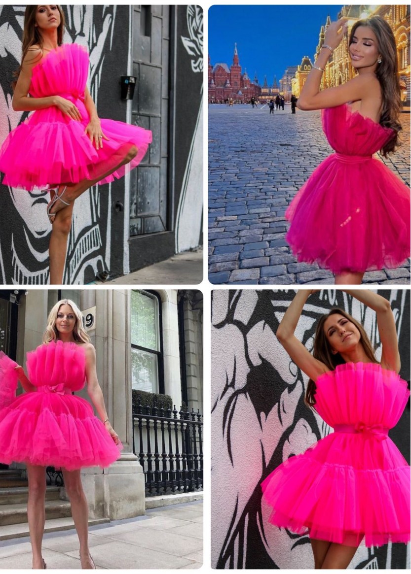 Розовое пышное платье как у Гоар Barbie style купить или напрокат