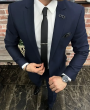 костюм мужской классический синий | Аренда свадебного костюма в Краснодаре