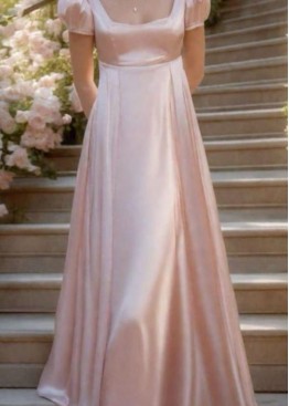 Платье Наташи Ростовой розовое на бал в прокат | Ампир с завышенной талией | Окей Дресс Краснодар