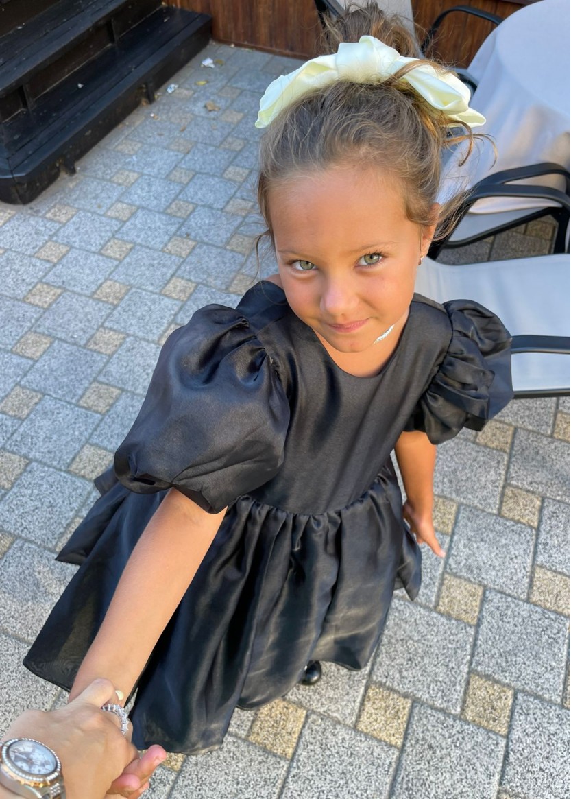 Черное детское пышное платье на 7-9 лет в Краснодаре купить или напрокат